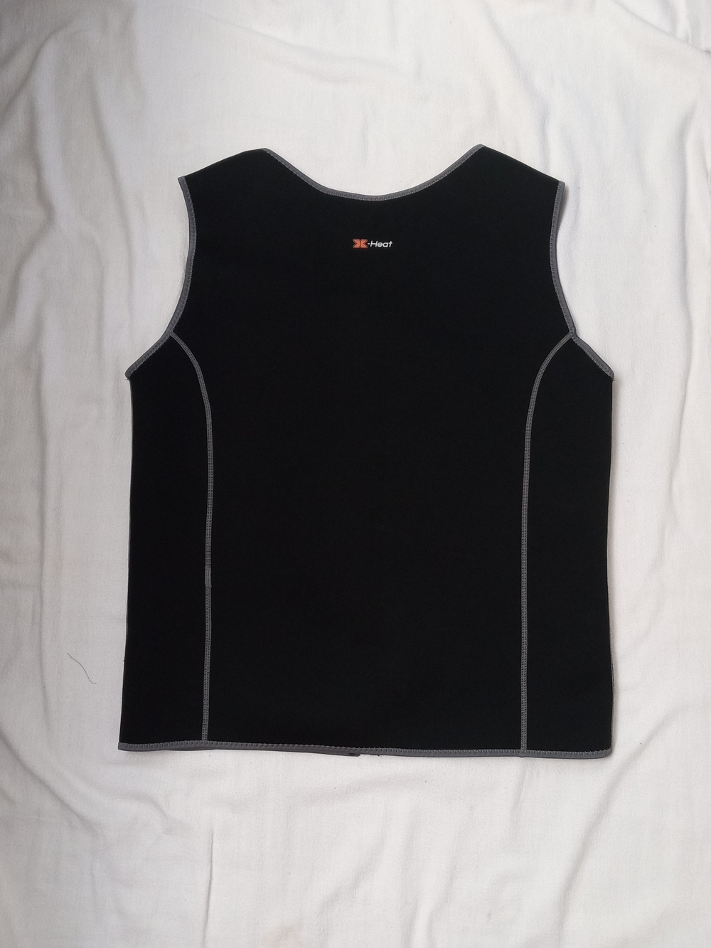 RBX MENS SLIMMING WORKOUT VEST Weight Loss X-Heat Sweat Vest Black Front Zip 2XL - Picture 7 of 13